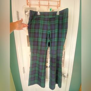 Lands’End high rise straight leg pants